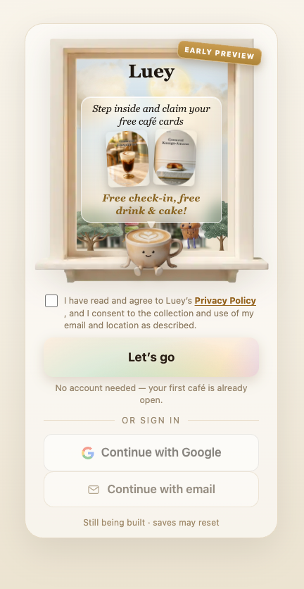 Vibe Cafe - Step inside and claim your free cafe cards